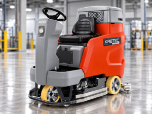 Hako Scrubmaster B120R ride-on floor scrubber product showcase